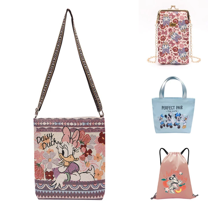 阪织屋迪士尼系列联名款刺绣包斜挎包口金包手提包双肩包休闲百搭