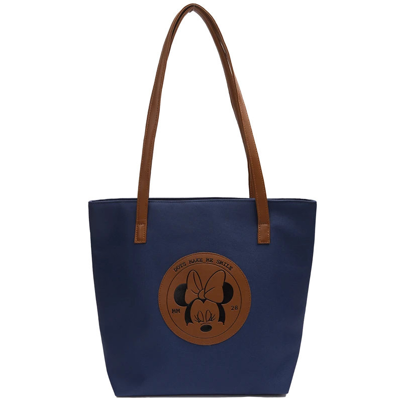 阪织屋米妮联名款复古简约托特包手提包