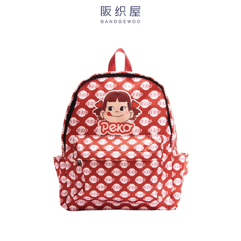 阪织屋联名款不二家水洗大容量小学生书包休闲双肩包女卡通背包