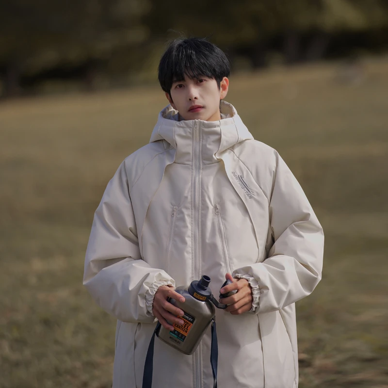 冲锋衣棉服男冬季新款防风防水户外棉衣外套加厚保暖休闲宽松棉袄