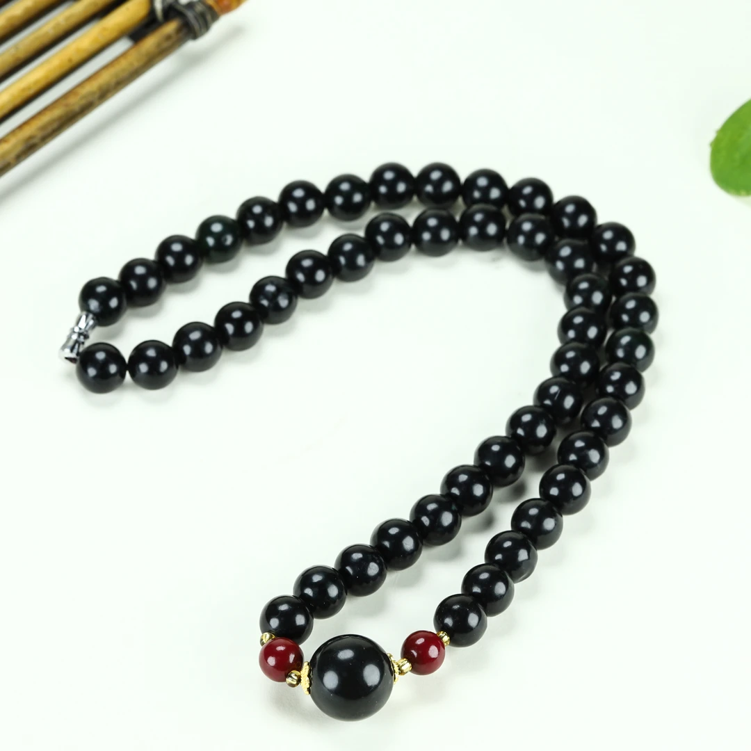 天然药王石 卡10mm单珠妈妈链子发一