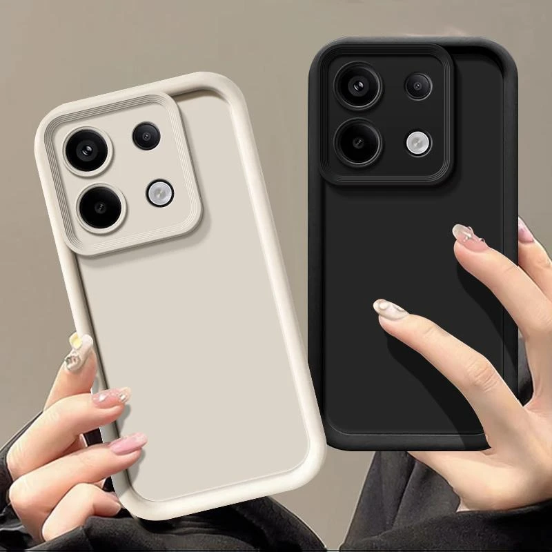 适用红米Note13Pro手机壳天眼阶梯镜头全包简约硅胶防摔纯色软壳