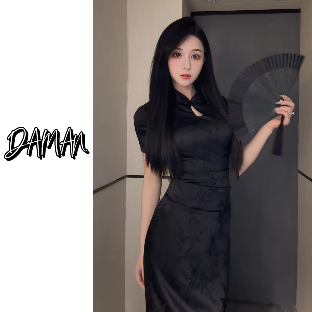 清光调重工显瘦提花女国风新中式改良日常2025旗袍新中式