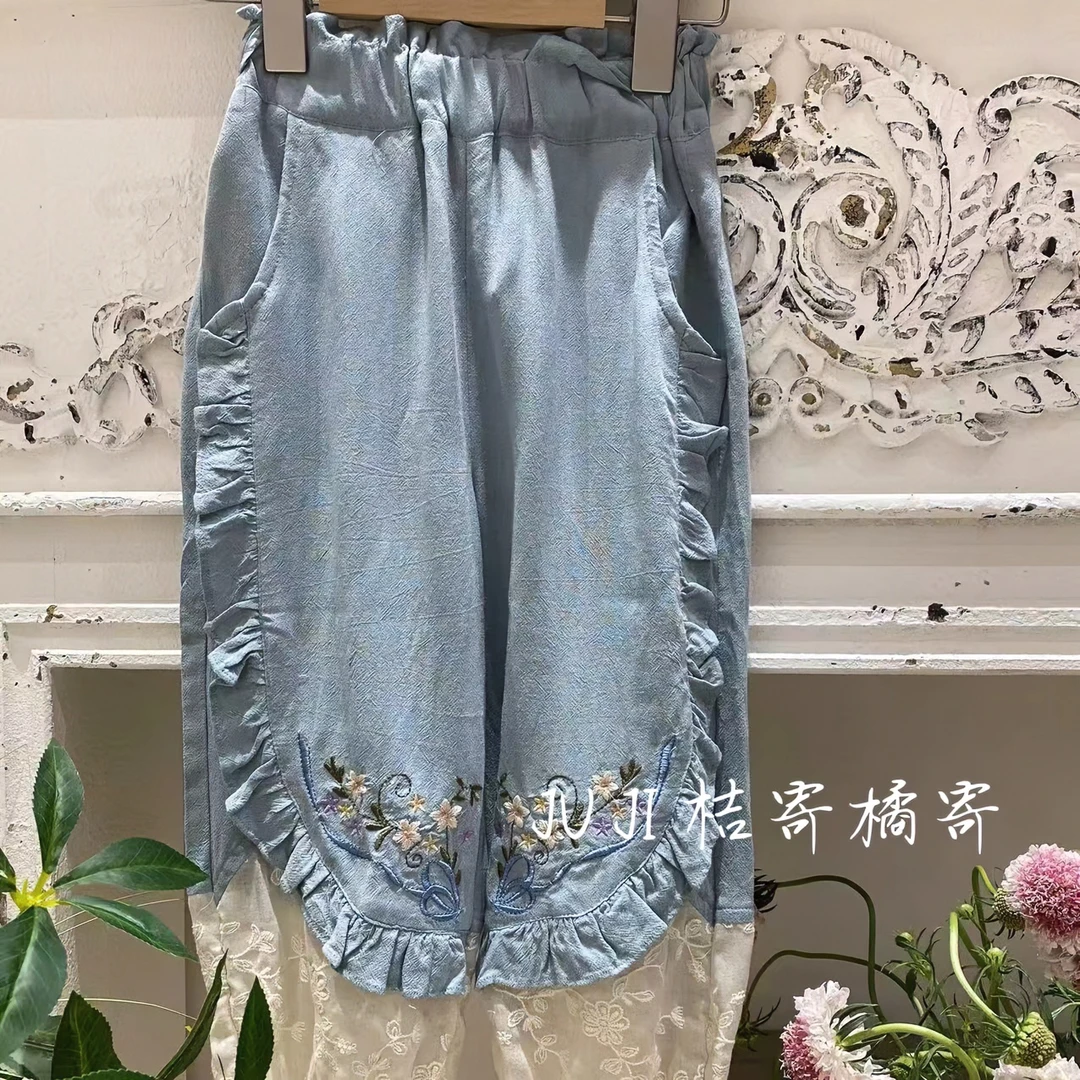 桔寄橘寄桔寄橘寄juji•橘寄风铃花苞裤x8251