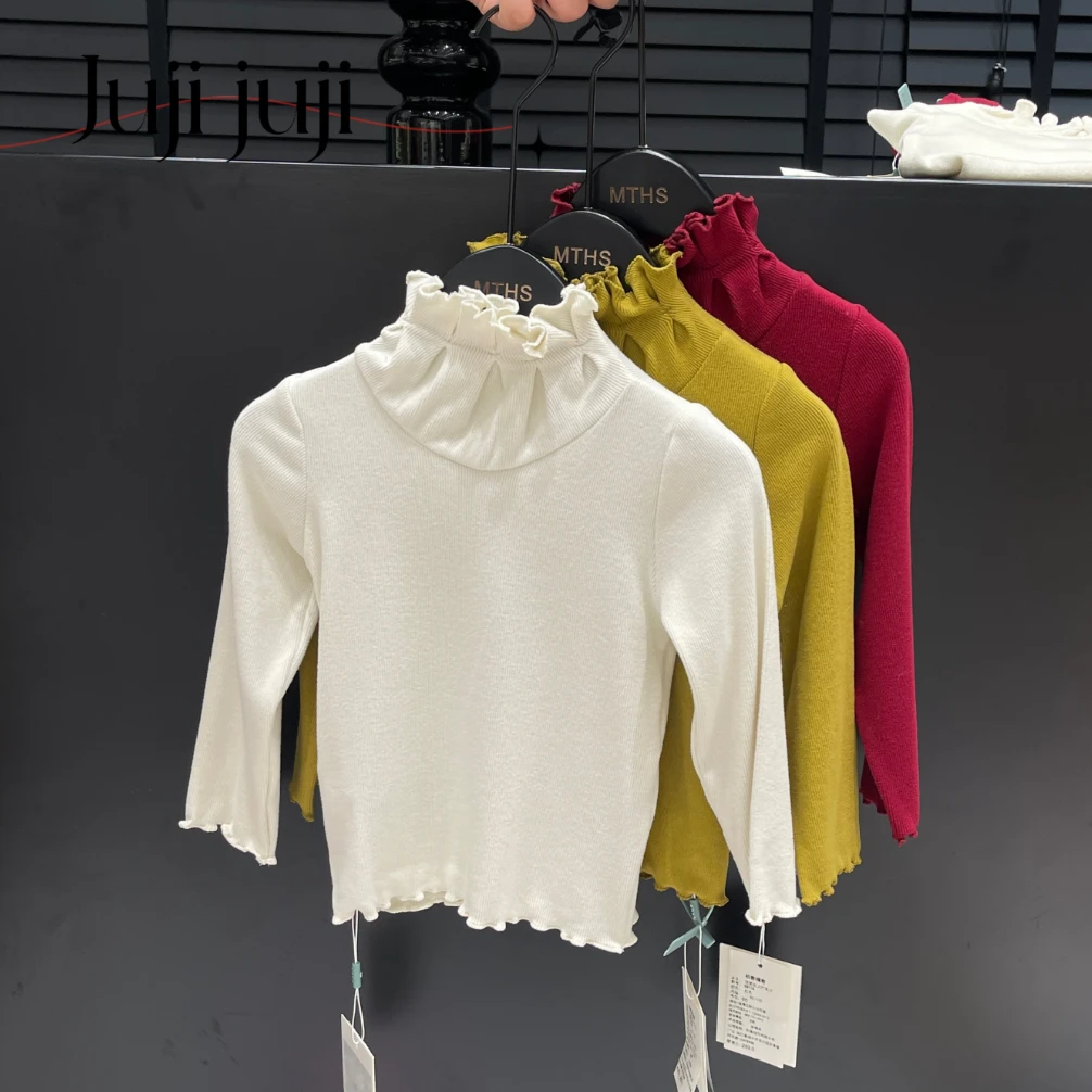 【YJ】juji•橘寄极简主义女童百搭打底衫8126