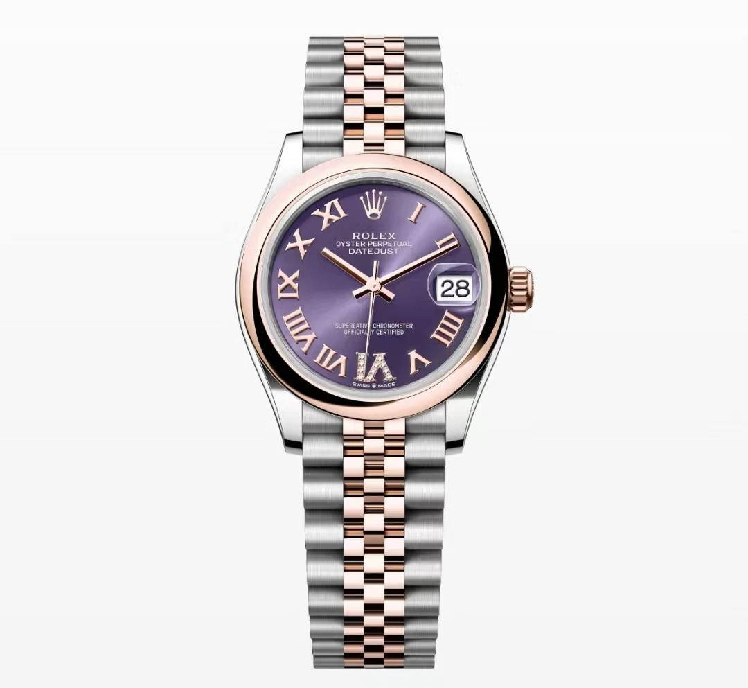 99新 Rolex/劳力士 日志 278241 表径31mm 魅惑紫IV镶钻 21年全套