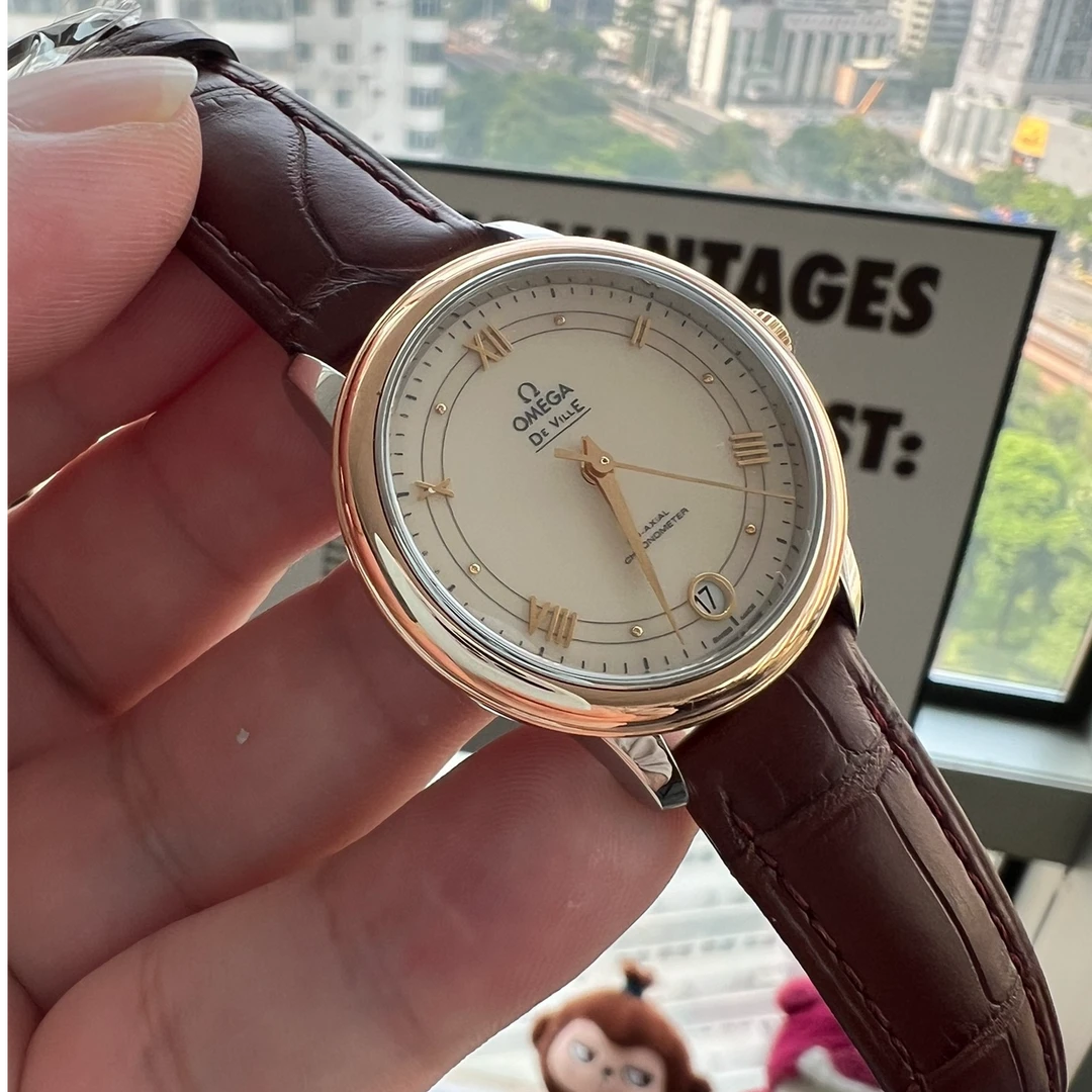 99新 Omega/欧米茄 碟飞系列424/自动机械//33mm