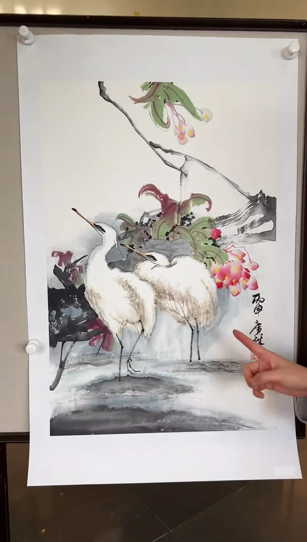 【闪购商品】书法HGL  精品绘画花鸟-2-3（169）