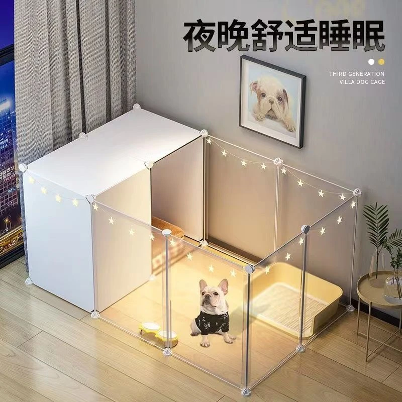 狗狗围栏宠物栅栏室内小型犬泰迪柯基博美隔离门防护栏狗窝狗房子