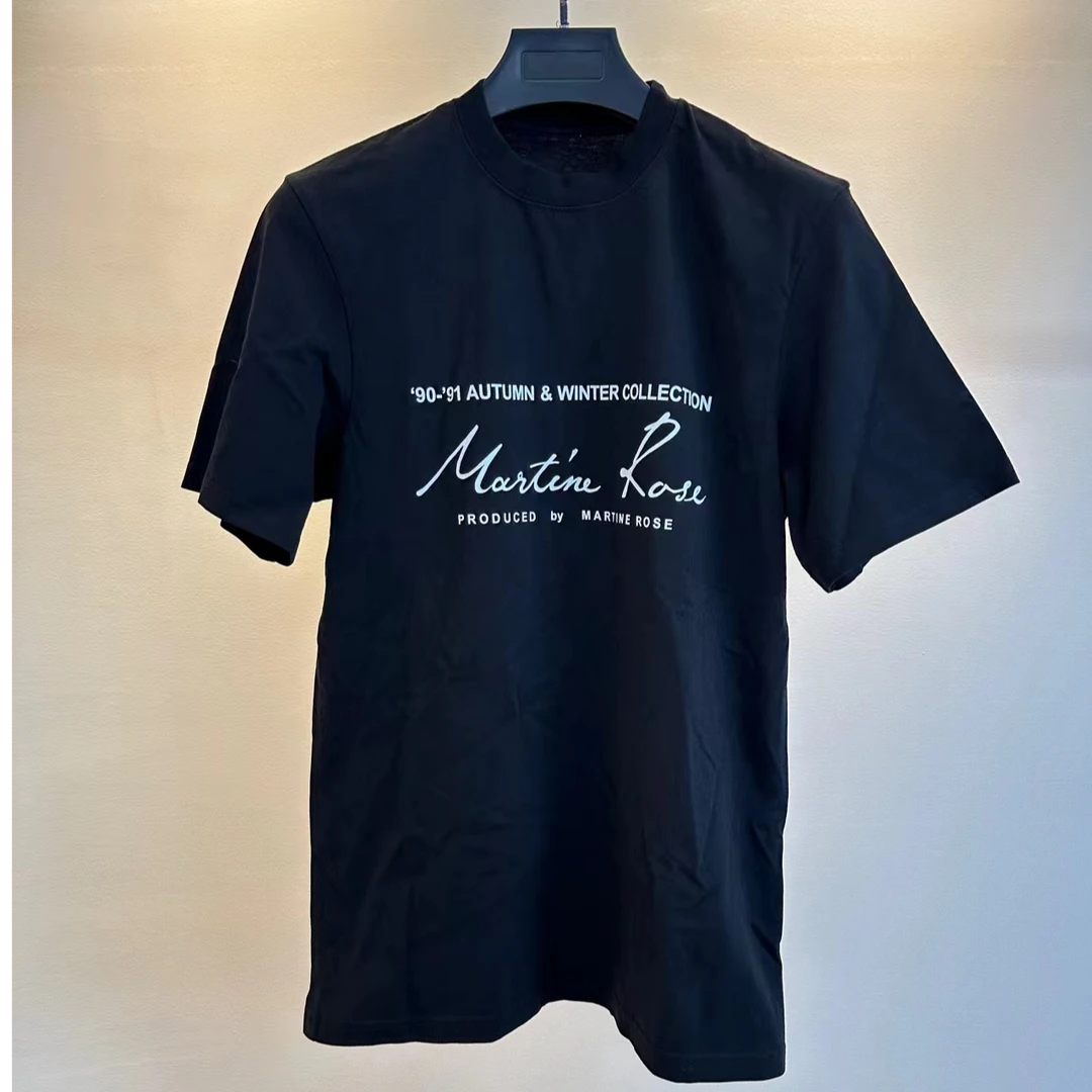 Martine Rose 黑色 字母logo印花短袖T恤 XS码 全新原吊牌