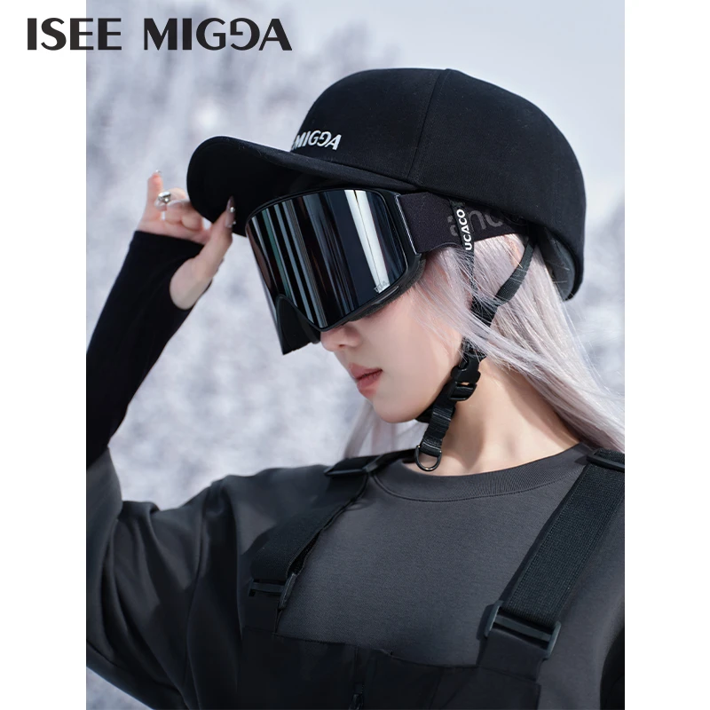 ISEEMIGGA【头盔套】外帽套装饰帽子头套配件男女专业滑雪头套帽