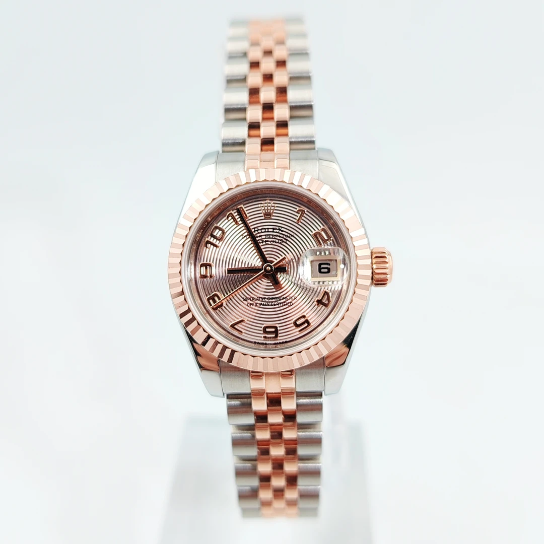 99新 Rolex/劳力士 日志179171/26mm/粉唱片/原盘/单表/机械/经典