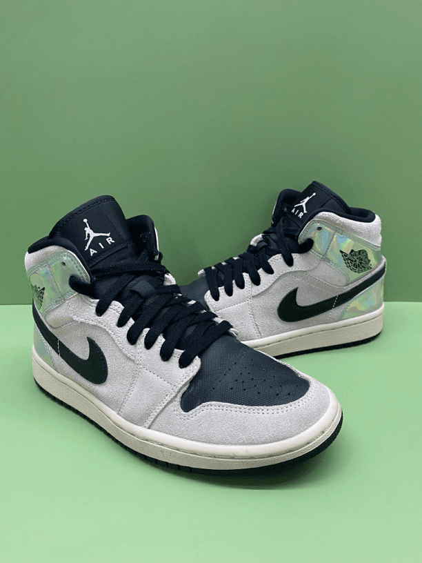 38.5码 耐克 aj1 卡其镭射 高帮 复古篮球鞋