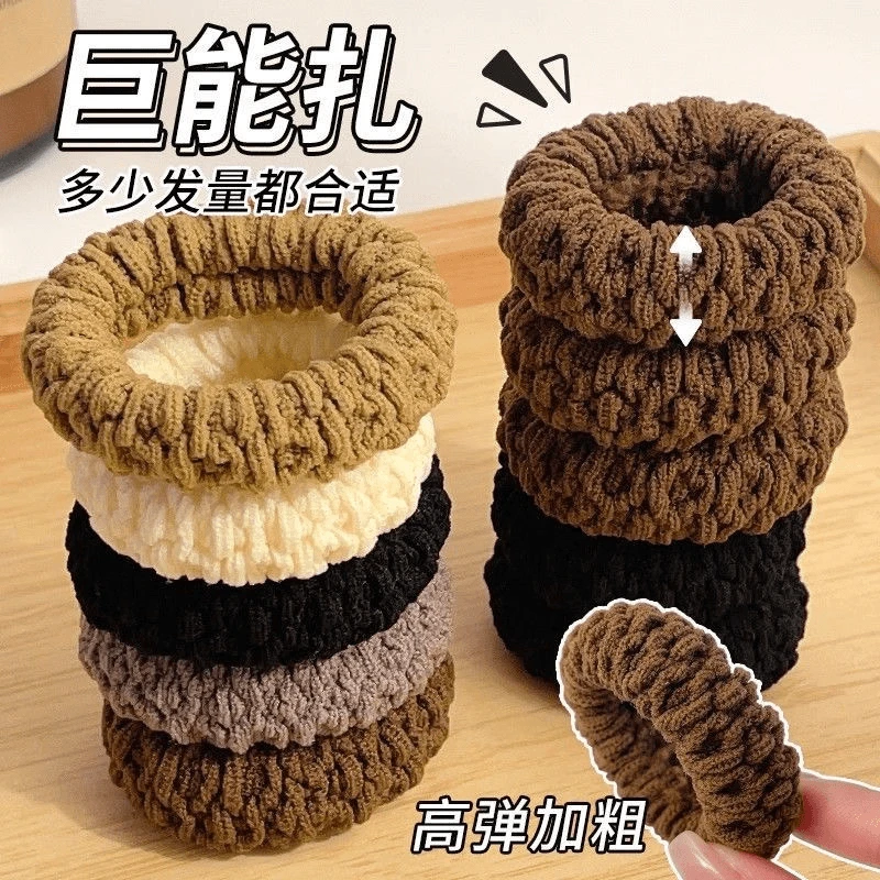 2024潮款头绳网红皮筋扎马尾发圈高弹力洋气高档高颜值爆款发饰