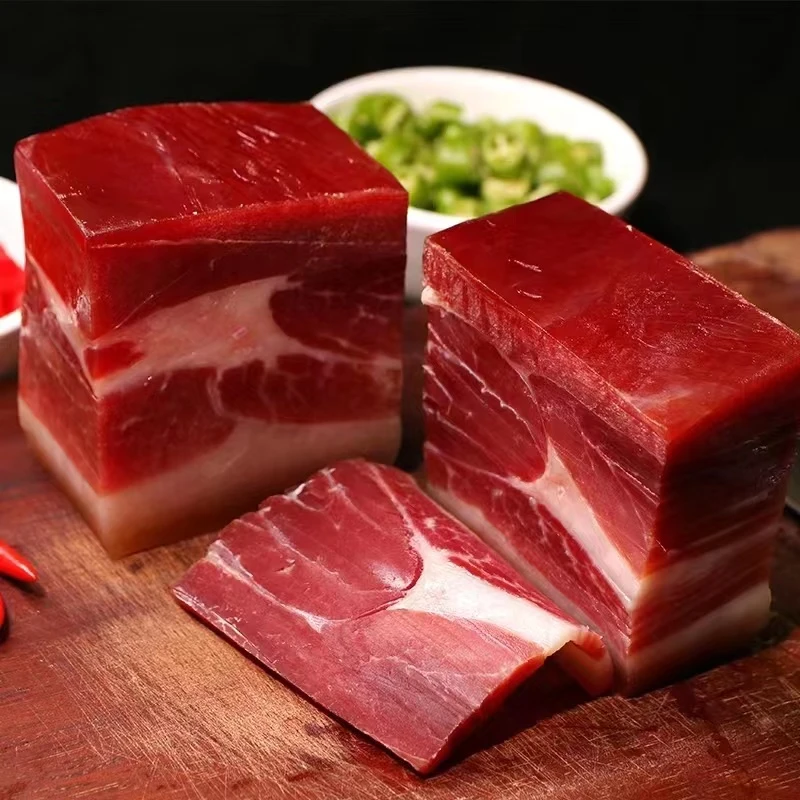 云南农家自然风干老火腿腊肉块1/2/3斤