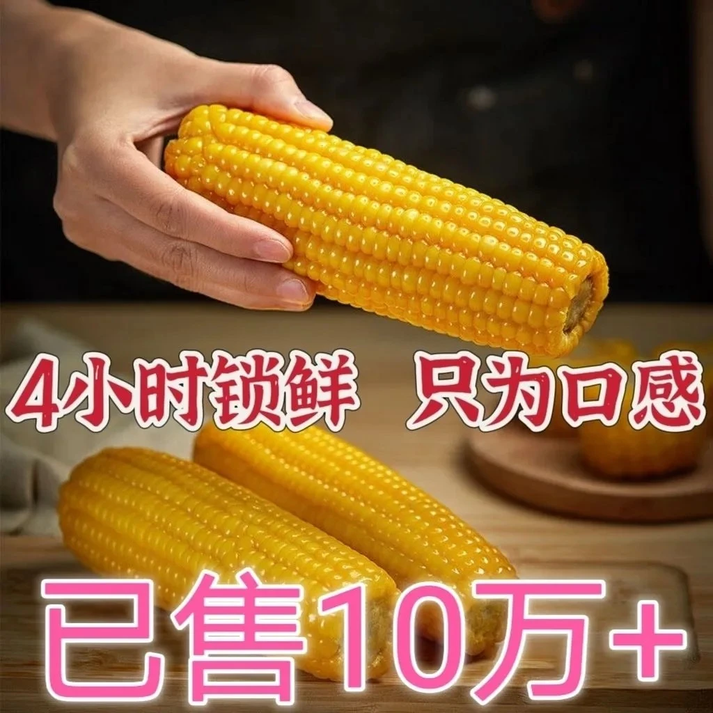 正宗老式笨玉米真空黄玉米不糯有嚼劲原味7080年代小时候味道