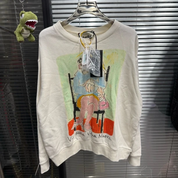 99新 GUCCI/古驰 博物馆系列卫衣 m码 特价1680