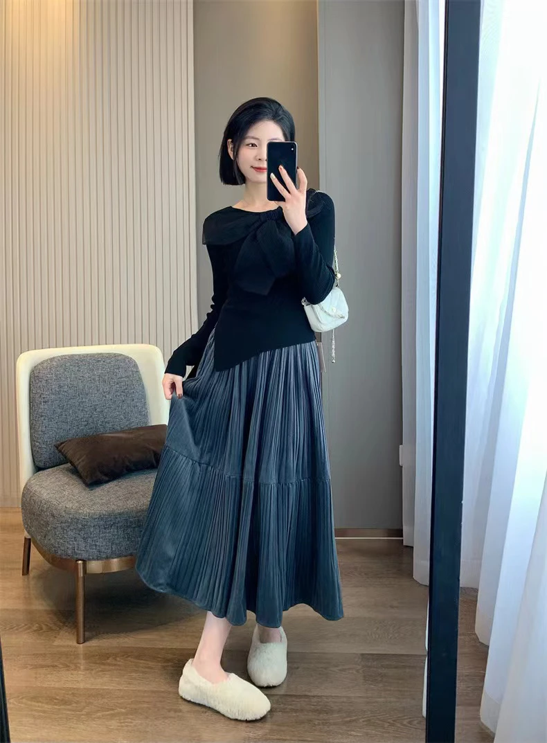 秋冬新品蝴蝶结毛衣