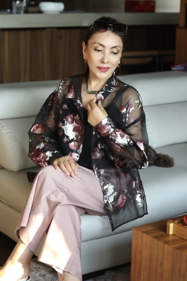 OMANIOM藏服品牌-休闲藏式印花衬衣外套