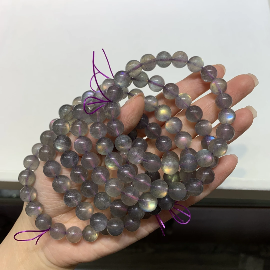 【缪老师严选】YS9321 圆珠拉长石手链 多样性发其一