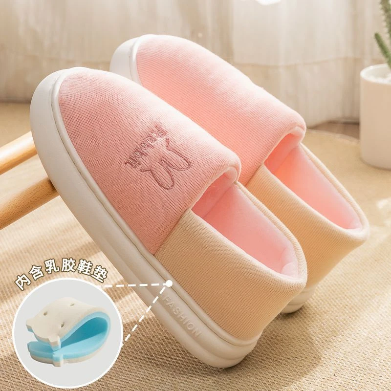 月子鞋厚底包跟加绒鞋11 12月1 2 3月孕妇产后棉秋冬拖鞋女款棉鞋