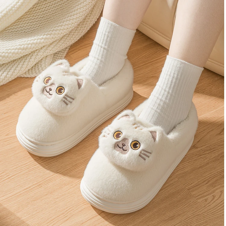 卡通包跟月子鞋孕产妇保暖棉拖鞋秋冬家用舒适防滑