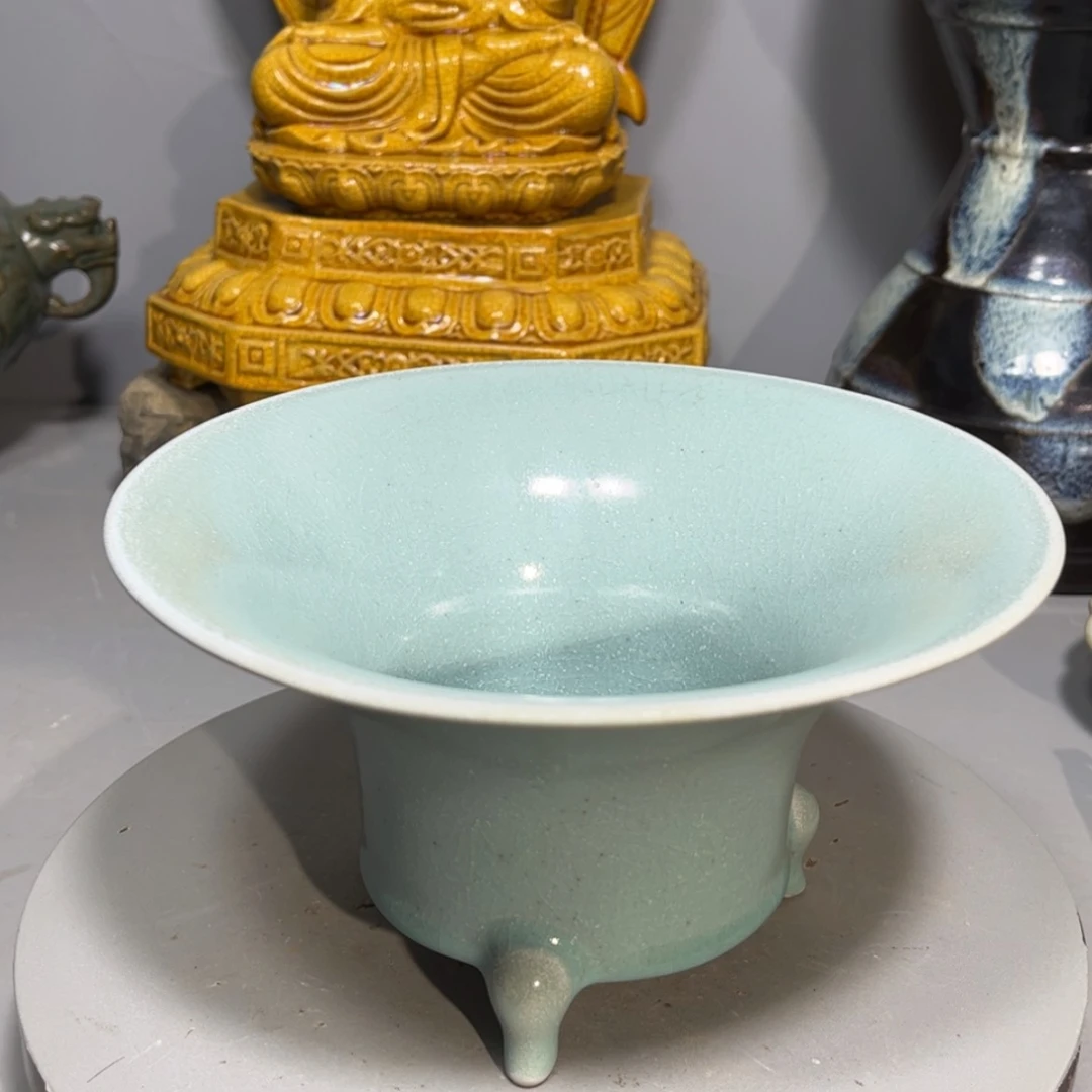 【闪购商品】摆件汝窑炉品相完美
