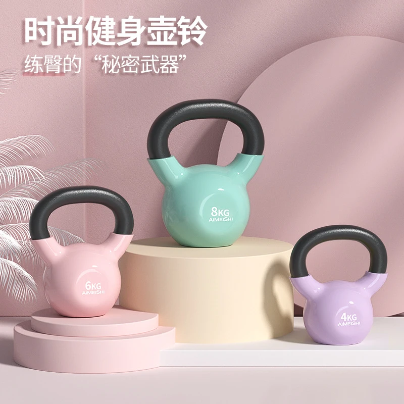 铸铁壶铃经典专业实心健身壶铃家用竞技壶铃球提壶铃小巧纯铁