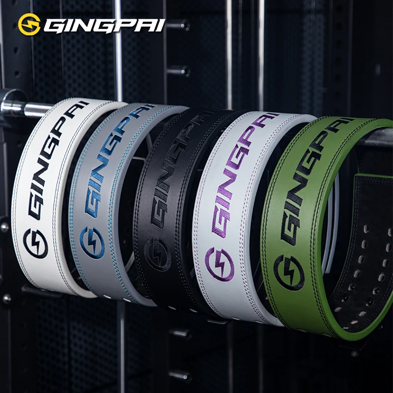 能量力量举健身腰带快扣深蹲硬拉牛皮杠杆挺举重健美护具男非SBD