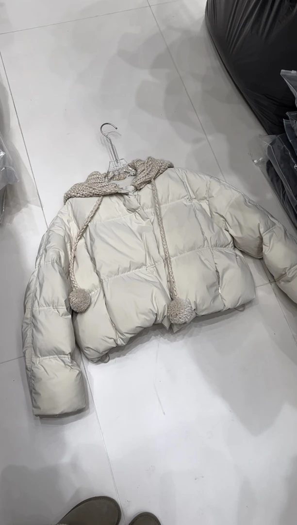 opsbue 针织帽子羽绒服外套短款 Y64 x