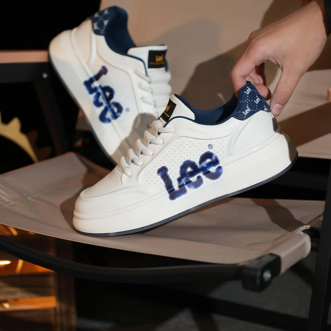 Lee2025秋冬新款小白鞋真皮百搭时尚欧若风户外运动男鞋厚底鞋