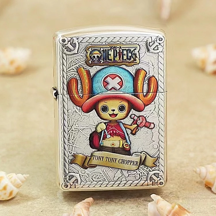 ZIPPO打火机/【海贼王系列】动漫盔甲拉丝彩绘DYJ1