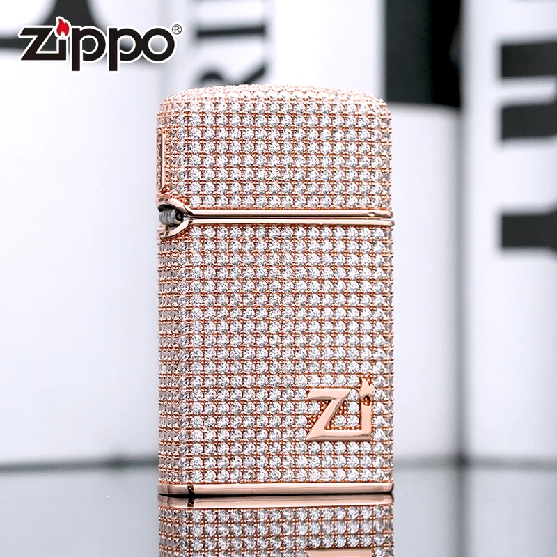 ZIPPO/之宝打火机-纤巧满钻满天星-重甲礼盒-个性-DYJ1