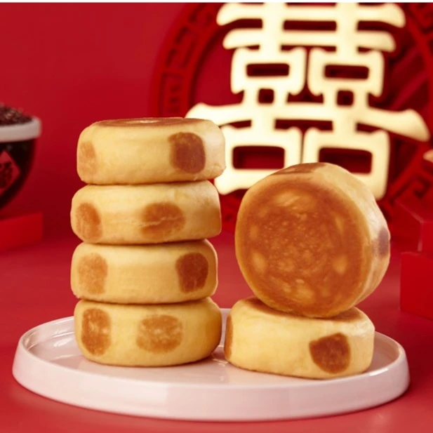 饽乡源胶东纯手工喜饼威海媳妇松软饼花饽饽休闲零食糕点蛋糕松软