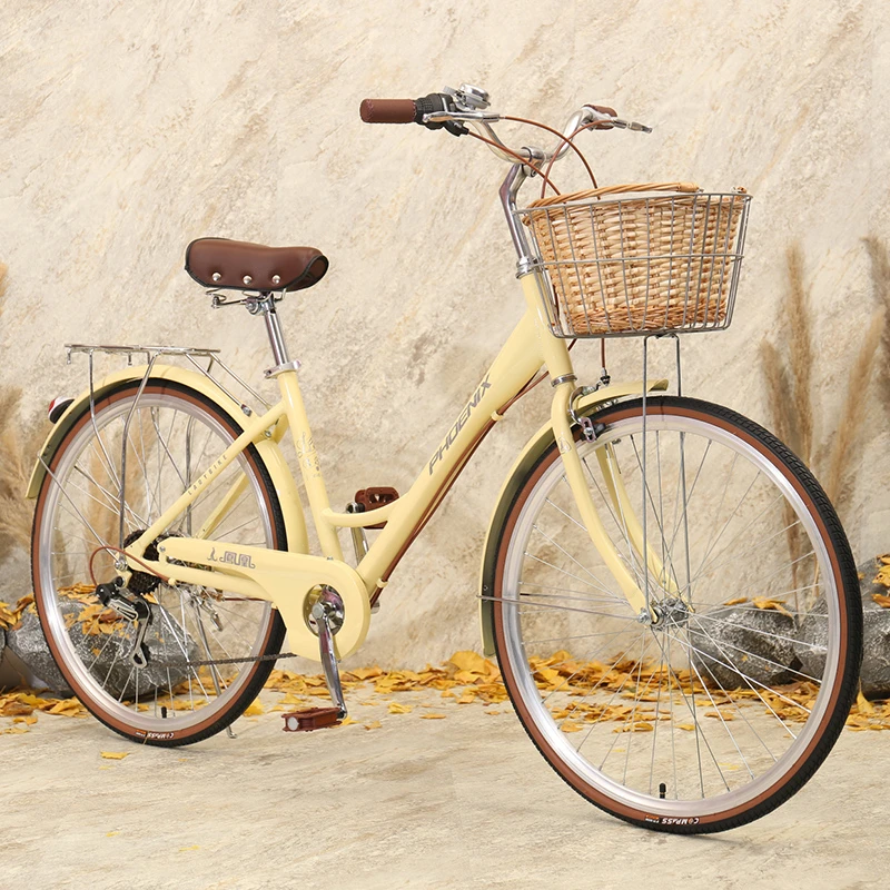 Phoenix/凤凰耐用女式铝合金变速通勤成人学生通勤轻便代步单车