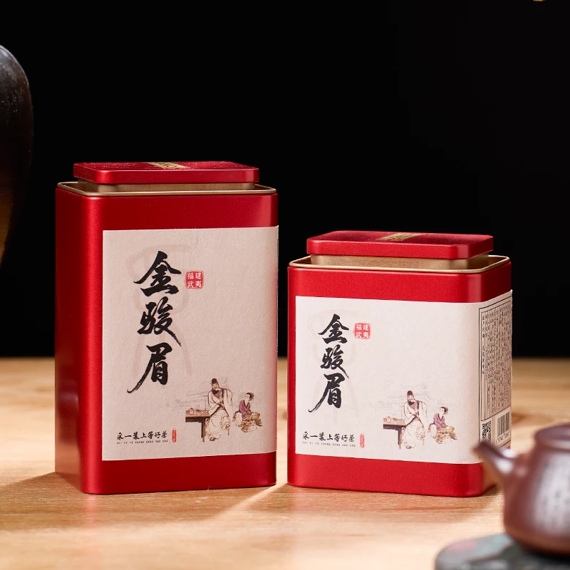 名采堂金骏眉武夷山红茶久香耐泡2024新茶好茶浓香型罐装茶叶