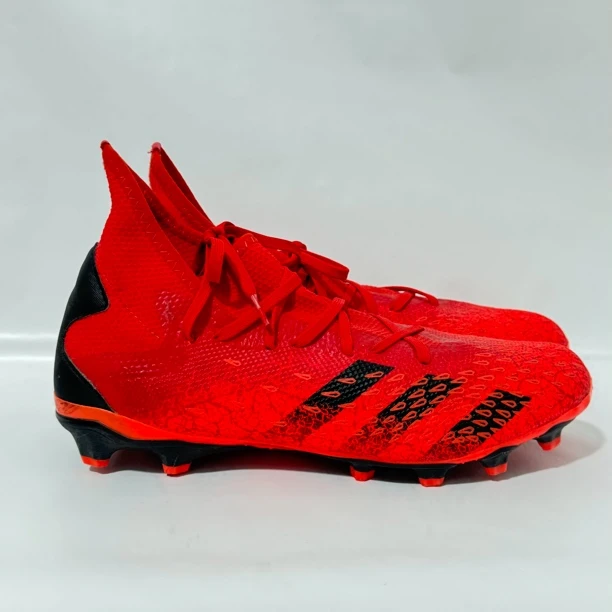 44.5码 adidas Predator Freak .3 MG短钉足球鞋 红色公价699二手