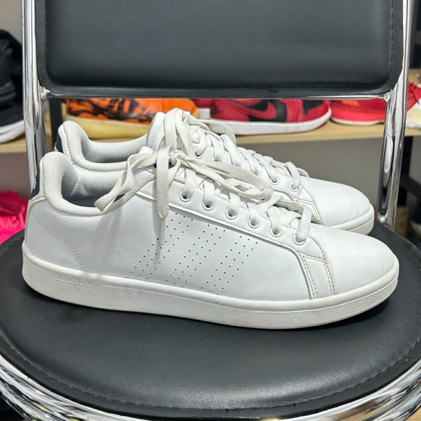 42码 adidas NEO Advantage 运动 板鞋 白藏蓝 公价599 二手