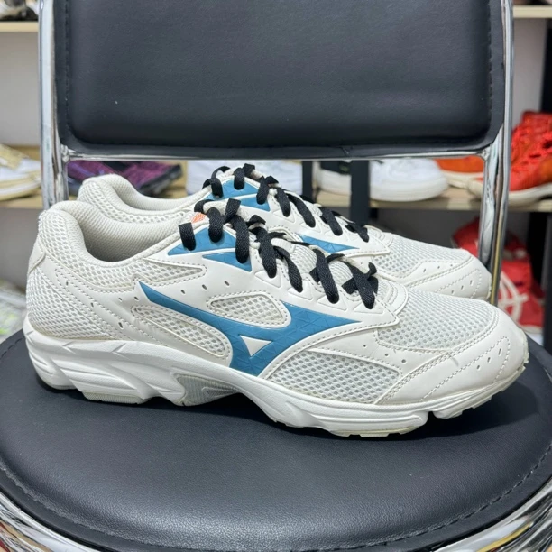 43码Mizuno/美津浓 Spark CN 跑鞋 米白色/藏青色 公价499 二手