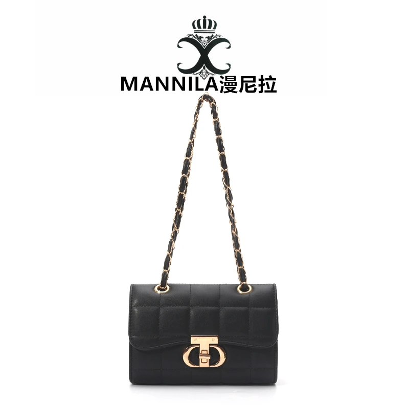 MANNILA/漫尼拉单肩小香风轻奢时尚女士腋下包5811