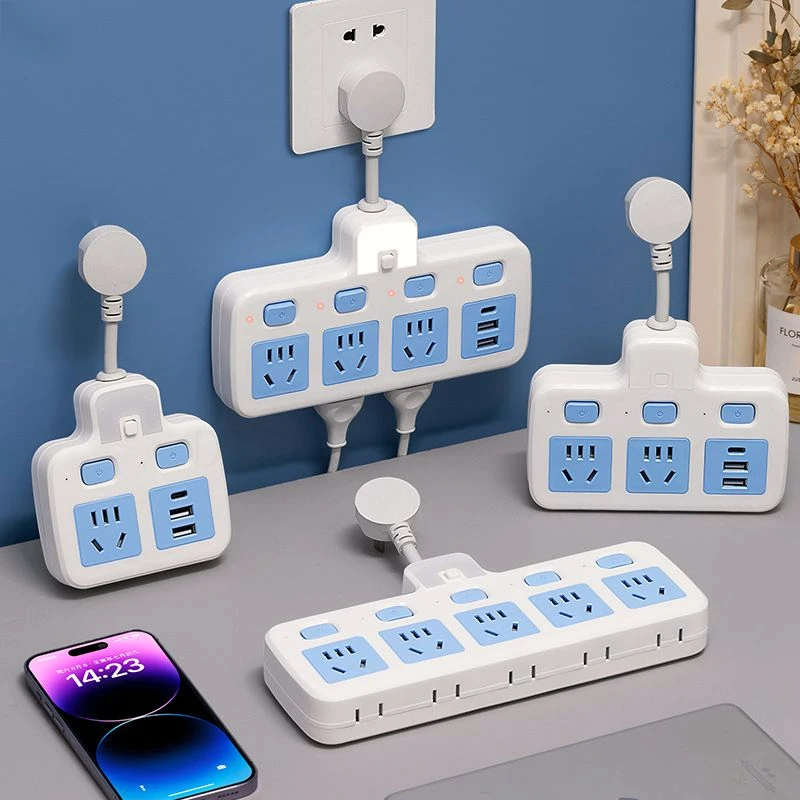 纯铜插座插排无线一转二三转换器排插多功能分插器插线板接线板