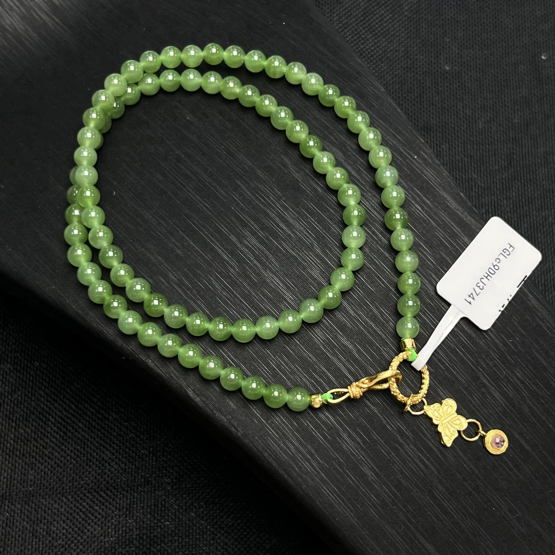 和田玉项链 5mm+  FGX017EJJ0819