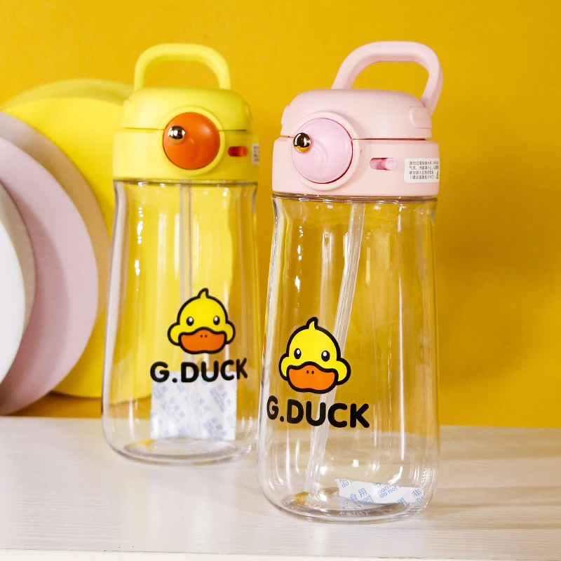 G.DUCKG.DUCK母婴级奶嘴提手塑料杯8926