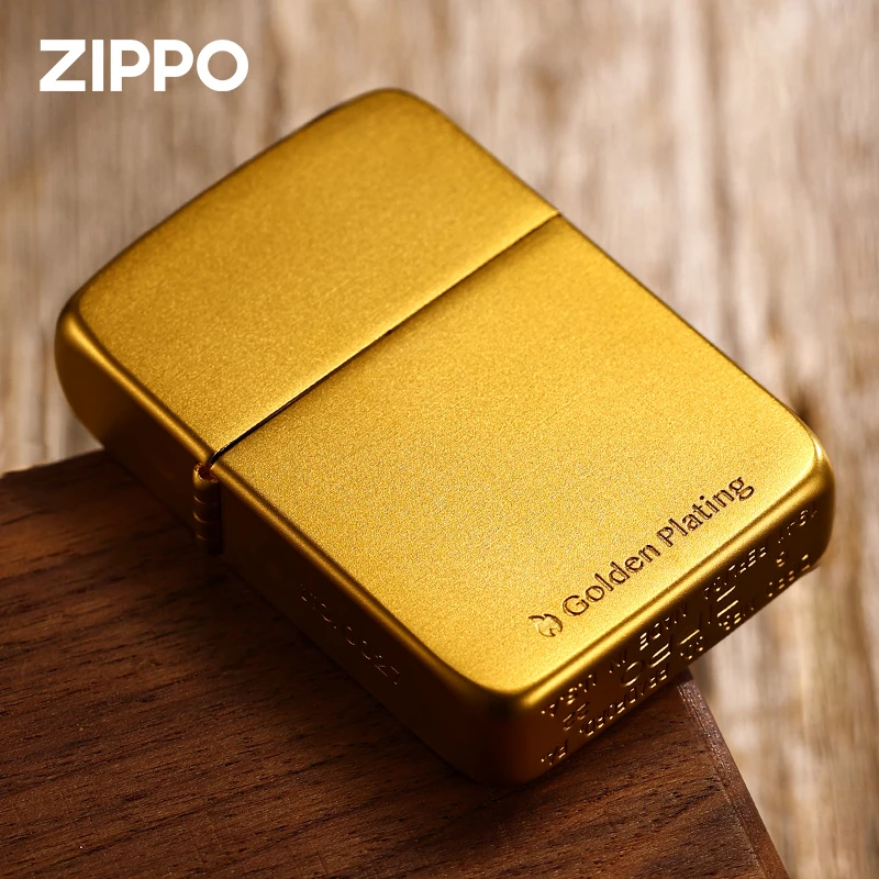 ZIPPO打火机DIY1941电铸金金砖经典复古防风原装男士高档DY8913FK