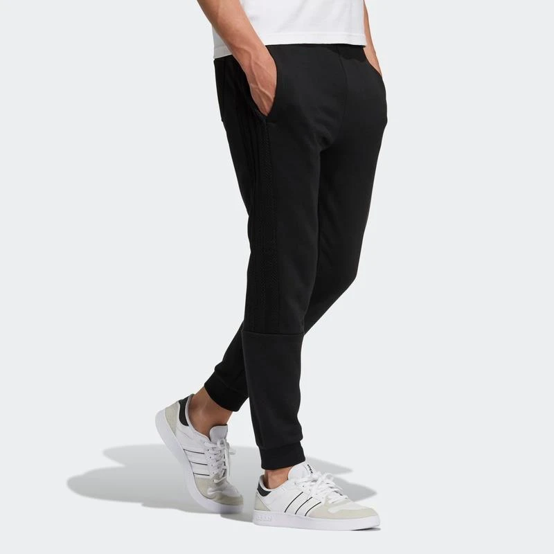 Adidas阿迪达斯NEO男裤运动裤休闲收口小脚裤子长裤卫裤男H55276