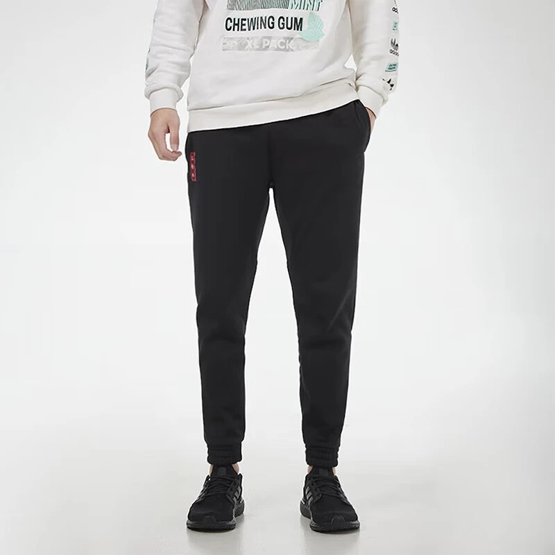 adidas阿迪达斯秋季新款运动裤加绒卫裤休闲裤保暖长裤GQ1362