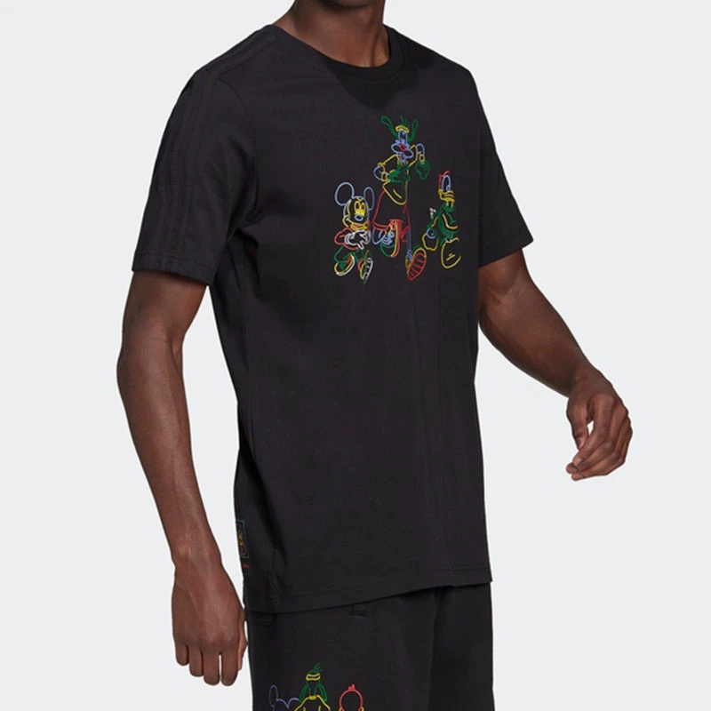 Adidas阿迪达斯三叶草2023夏季新款男子休闲运动圆领短袖HF4932