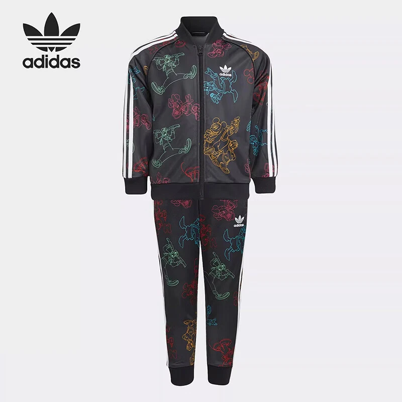 adidas阿迪达斯男小童运动休闲套装儿童装夹克外套H20319