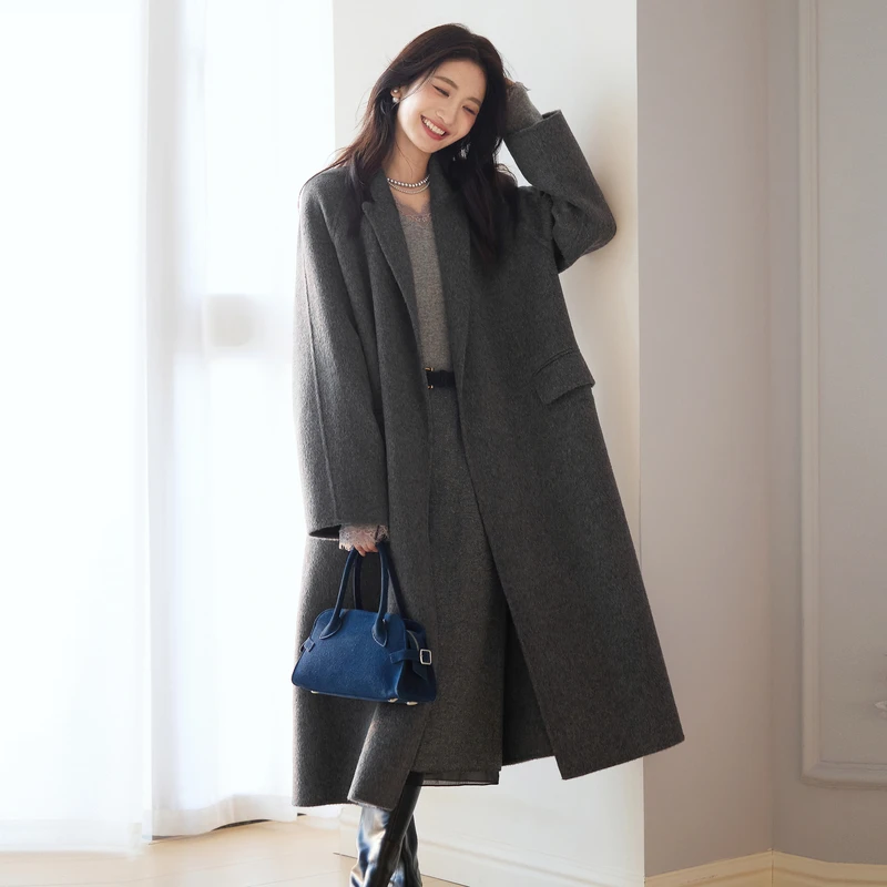 【四色驼绒】伊芙丽纯驼绒高级感气质双面呢高智大衣1FA970931QD