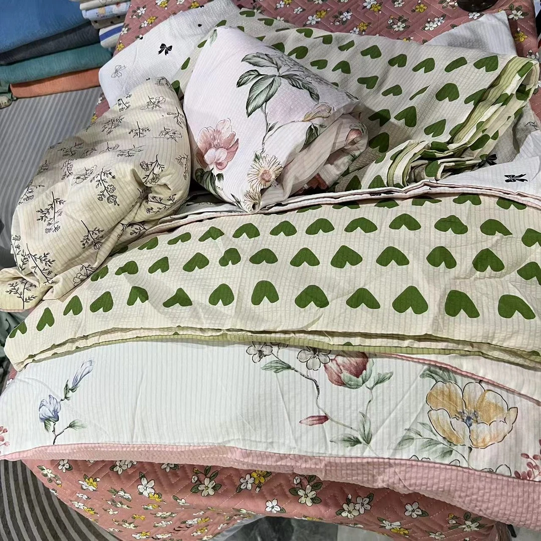 1.5米【微瑕福利】泡泡纱枕套床单被罩随机花型